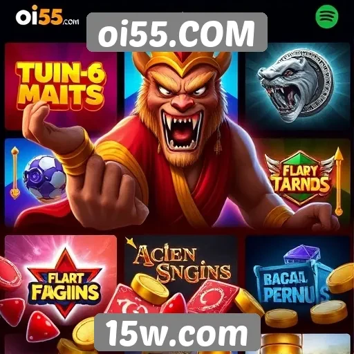 Principais jogos disponíveis na plataforma oi55.COM